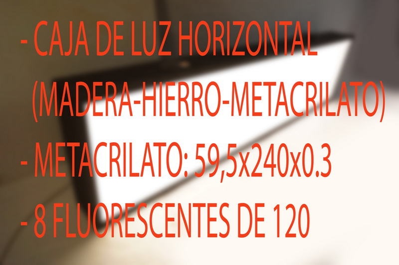 caja luz 61x241x21 (70eu.) 1u
